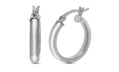 Picture of Sterling Silver Polished Hoop Earrings