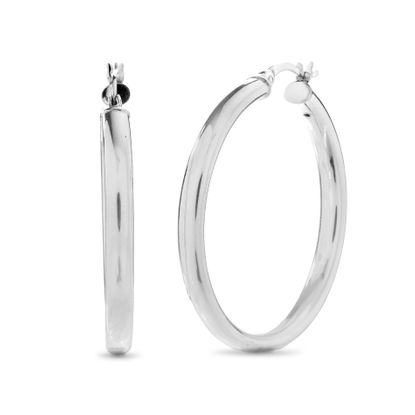 Picture of Sterling Silver Polished Hoop Earring