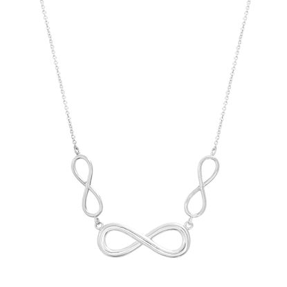 Picture of E-Coat Brass Infinity Station Cable Chain Necklace