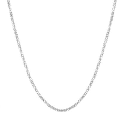 Imagen de Silver-Tone Stainless Steel 30 Popcorn Chain Necklace