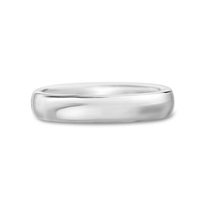 Imagen de Silver-Tone Stainless Steel Band Ring Size 7