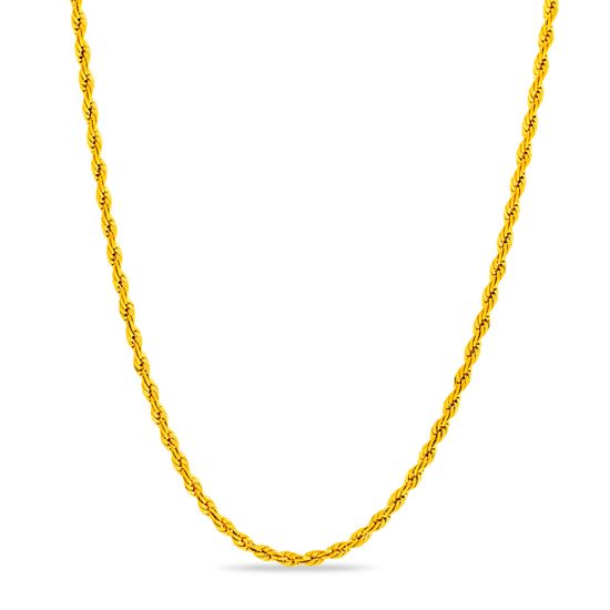 Imagen de Gold-Tone Stainless Steel 30 Rope Chain Necklace