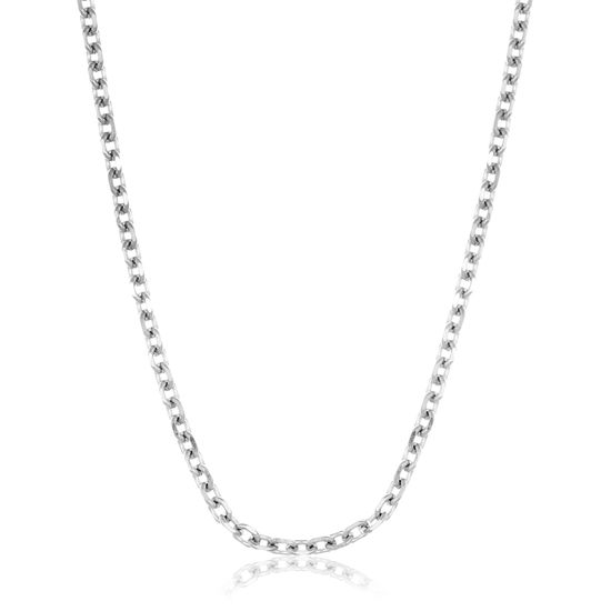 Picture of Silver-Tone Stainless Steel Curb Chain Necklace
