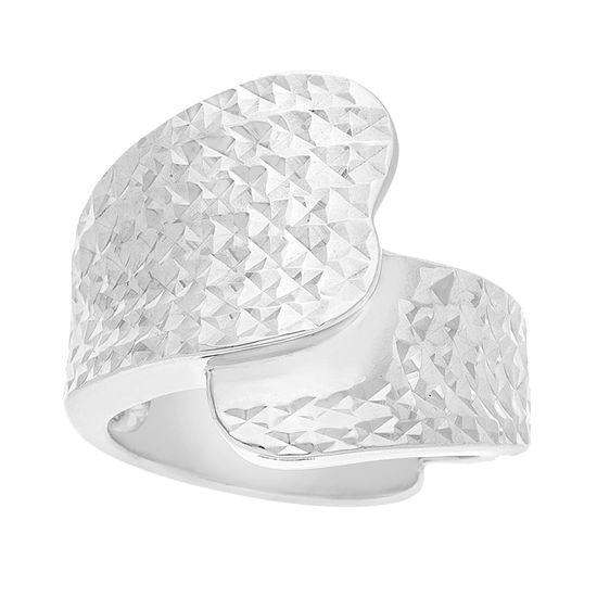 Picture of Sterling Silver Textured Overlap Ring
