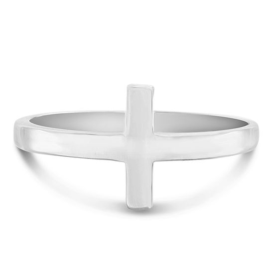 Picture of Brass Polished Cross Ring