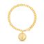 Picture of Brass Crucifix Circle Rolo Chain New Testament My Nano Bible Bracelet