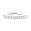 Picture of Silver-Tone Brass Opal/Cz Box Chain Slider Bracelet