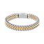 Picture of Two-Tone Stainless Steel Polished Link Magnetic Bracelet