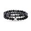 Picture of Onyx Cross Duo Bracelet Set in Two-Tone Stainless Steel