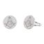 Picture of Two-Tone Stainless Steel Men's Masonic Round Cufflinks