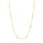 Picture of Cubic Zirconia Station Chain Necklace in Yellow Gold over Sterling Silver 36