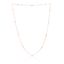 Picture of Sterling Silver 24 Cubic Zirconia By The Yard Cable Chain Necklace