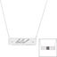 Picture of Silver-Tone Brass believe ID Bar Old Testament Nano My Bible Cable Chain Necklace