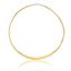Picture of & White Gold Plated Brass Reversible Omega Chain Necklace
