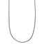 Picture of Silver-Tone Stainless Steel Men's 22 Black Leather Cord Necklace
