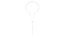 Picture of Silver-Tone Alloy Heart Stations Wire Choker
