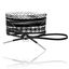 Picture of Silver-Tone Alloy Dangling Triangle Charm 6pc Velvet/Lace/Floral Design Choker Set