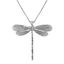 Picture of STERLING SILVER RHODIUM DRAGONFLY PENDANT