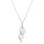 Picture of STERLING SILVER RHODIUM DOUBLE CZ INFINITY DESIGN PENDANT