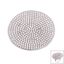 Picture of Sterling Silver Cubic Zirconia Pave Round Disc Ring Size 7
