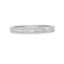 Picture of Diamond Accent Wedding Band Ring in Rhodium over Brass Size 7