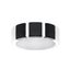 Picture of Two Tone Black Stainless Steel Bars Designs Ring Size 10