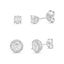 Picture of Cubic Zirconia 2pc Stud Earring Set in Sterling Silver