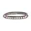 Picture of Steve Madden Black-Tone Stainless Steel Men's Black Beads Leather Wrap Bracelet